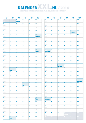 jaarkalender 2014